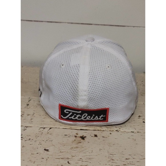 Titleist FJ Footjoy Pro V1 Golf Hat Cap Fitted Mesh Stretch fit Sz S/M - Picture 4 of 13